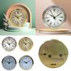 Movimento sveglia decorativo 78mm con funzione snooze, inserto per orologio con numeri arabi o romani, inserto rotondo per orologio, ricambio per riparazione