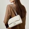 Xiangjia's New Genuine Leather Chain Small Xiangfeng Camellia Embroidery Thread Bag Small Sheepskin Shoulder Crossbody Bag Armpit Women's Bag