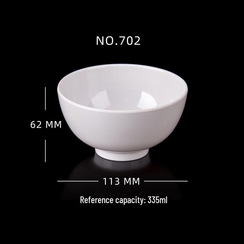 

ZISIZ Melamine Small Soup Bowl