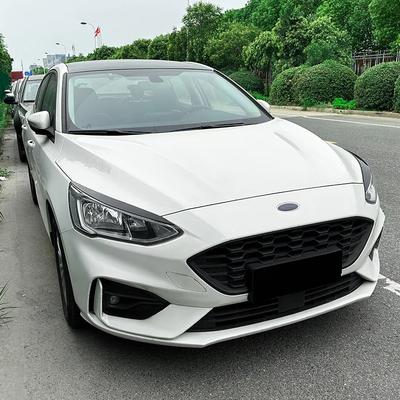 Applicable To Ford Focus MK4 2019-2025 Car Headlight Light Eyebrow Carbon Fiber Pattern Car Sticker Exterior Accessories