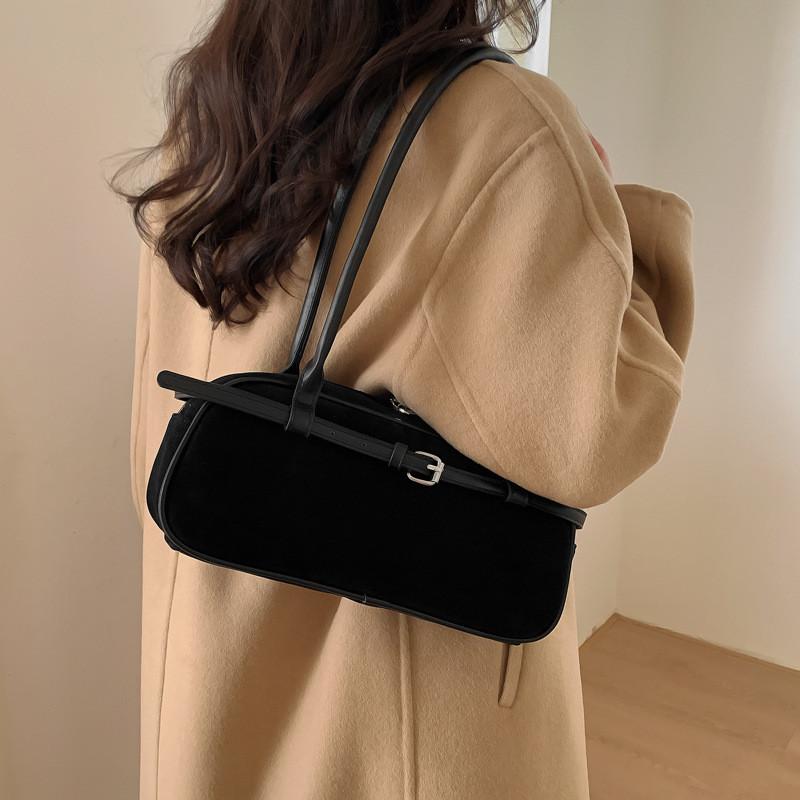 Urban Minimalist Pu Handbag With Zipper Closure For Daily Use Womens Shoulder Bag