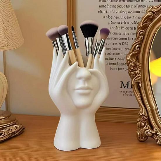 

Эксклюзив для новичков: Креативный тубус для кистей для макияжа и держатель для карандашей для бровей для туалетного столика