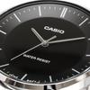 Casio MTP-VT04D-1E Quartz Men's Watch Black Metal Band Imported Model