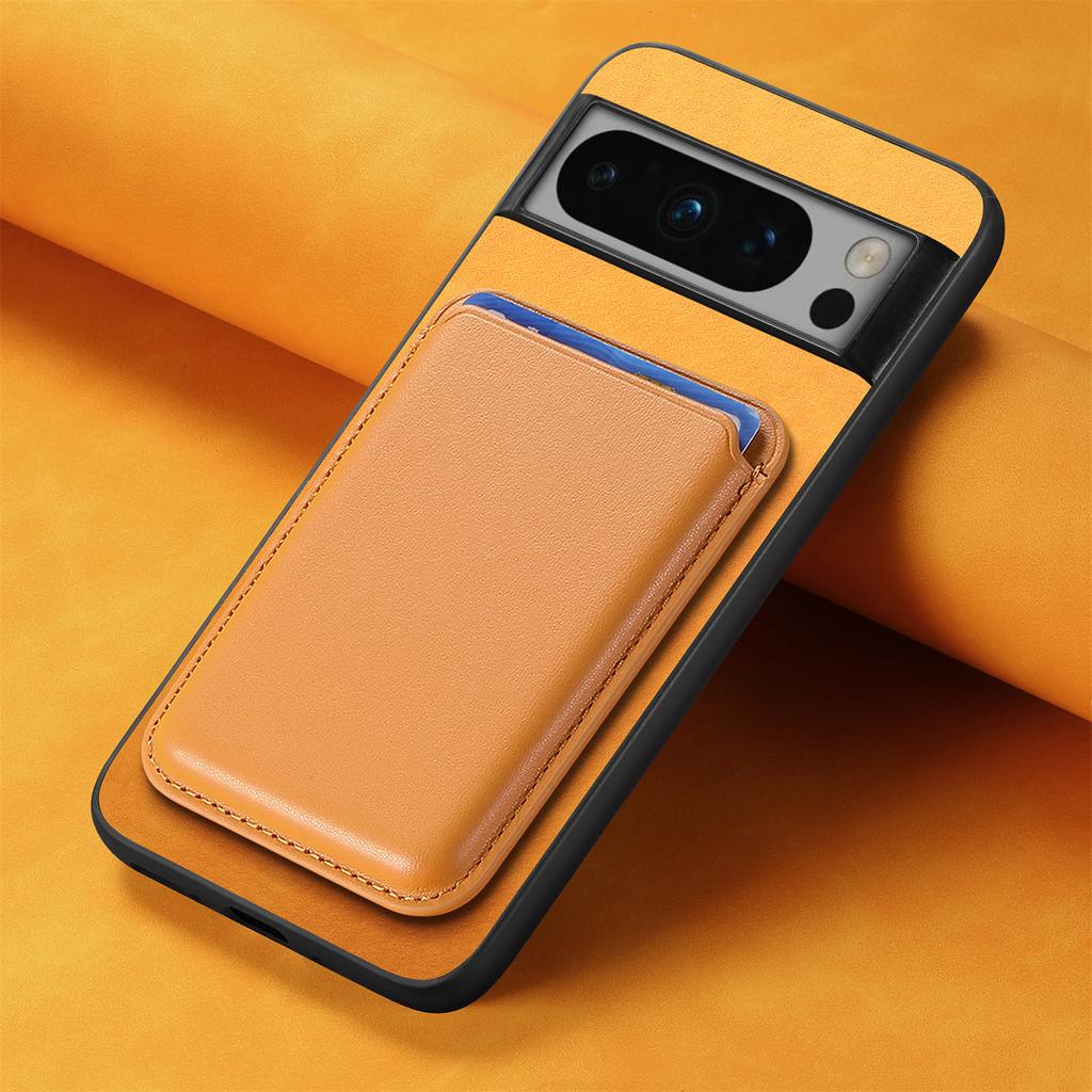 2 In 1 Detachable Cards Solt Wallet Leather Case For Google Pixel 9 Pro 8 8A 7 7A Magnetic Wireless Charging Purse Bag Cover