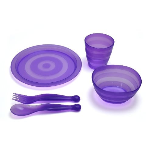 Asahi Koyo Colorful Set (Fork, Spoon, Cup, Plate, Bowl)