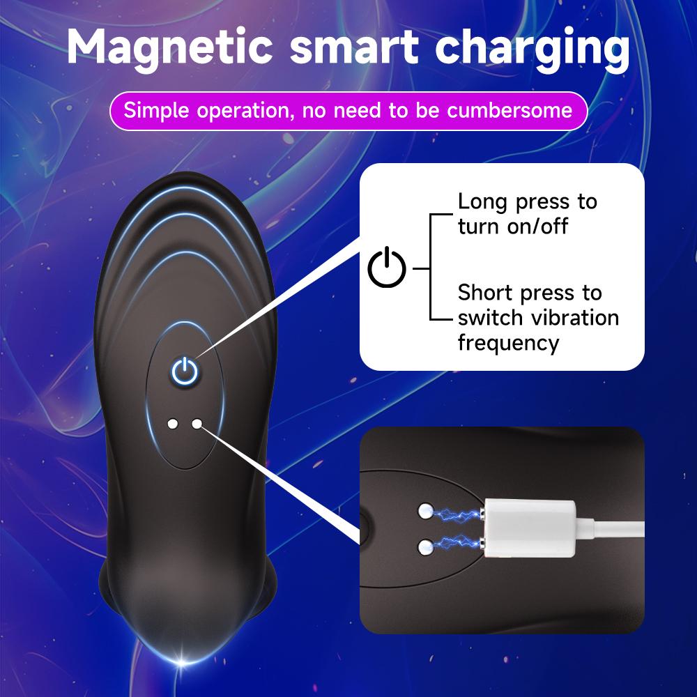 App Controlled Penis Vibrator Sleeve with Ejaculation Delay Cock Ring G Spot Stimulation Adult Sex Toy for Couples 18+