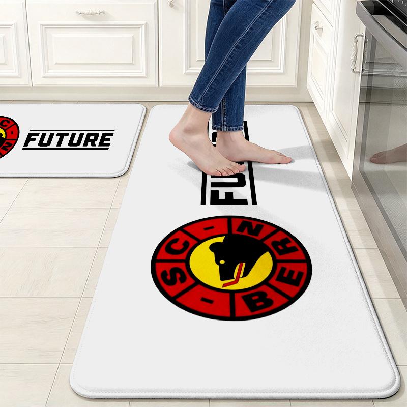 Sc Bern Flannel Kitchen Mat Christmas Soft Area Rug Non Slip Floor Carpet Home Decoration