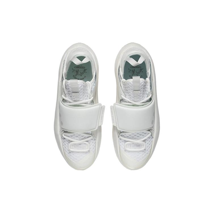 Li Ning Yun You C4D Dämpfung Rutschfest Abriebfest Niedrige Sports Freizeitschuhe Herren Ecru AZGS047-1