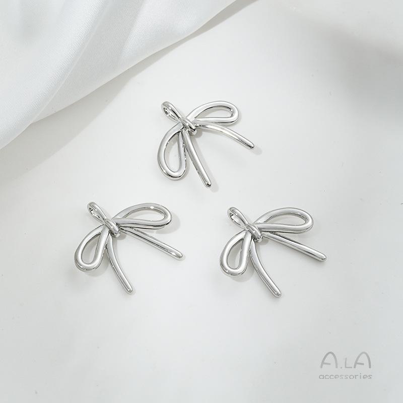 Pandantiv Arc Neted Umplut cu Aur de 14K pentru Bijuterii DIY Brățară/Colier cu Perle