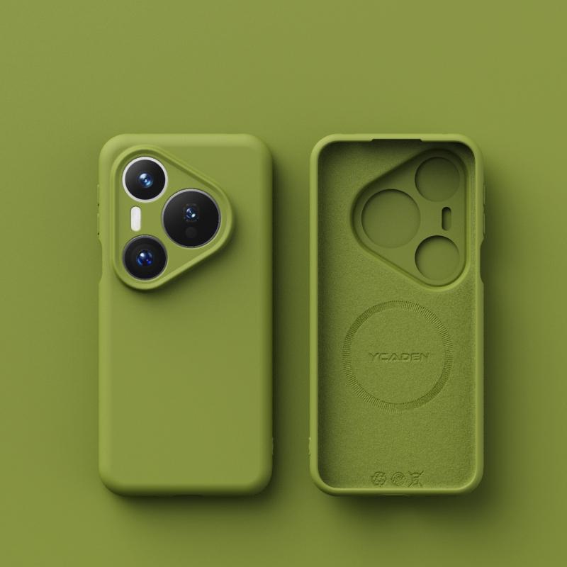 Soft Silicone Magsafe Magnetic Phone Case For HuaWei Pura 80 70 Mate 80 70 Air 60 50 Ultra Pro Max Frosted Wireless Charge Cover