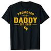 Funny Vintage Daddy Est 2026 New Dad To Be Graphic Tshirt Men Women Hip Hop Oversized T Shirt 100 Cotton Comfort Tshirts