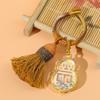 1Pcs Chinese Style Gourd Shape Bag Decor Acrylic Material Festive Gift Good Luck Keychain Pendant Harmonious And Prosperous