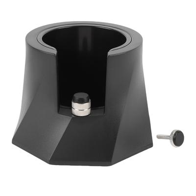 Coffee Portafilter Rest Holder Height Adjustable Anti Slip Bottom Black Spiral Coffee Press Tamper Base Seat for Coffee
