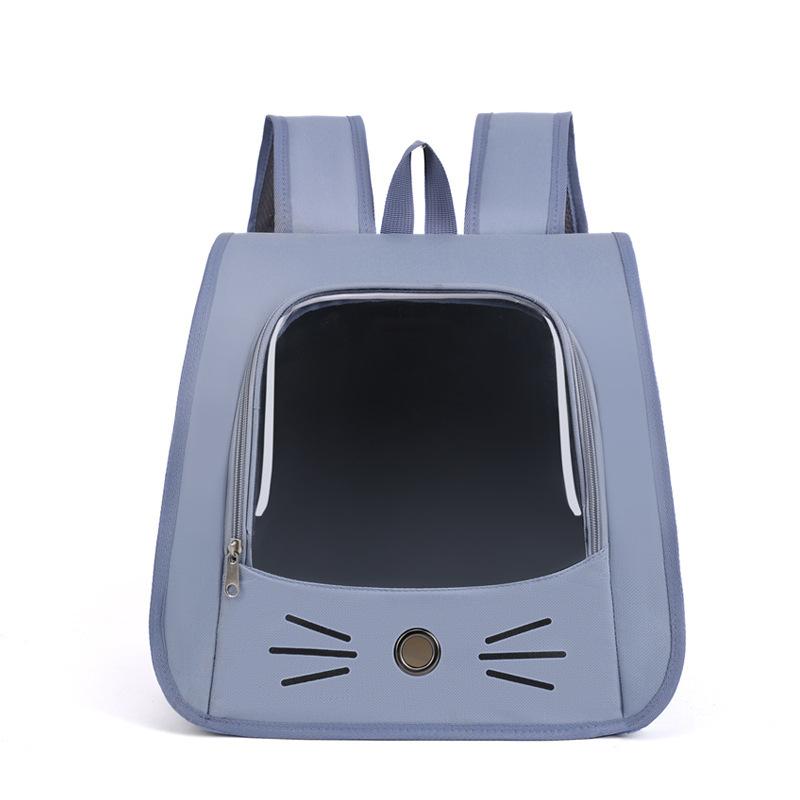 Pet Backpack Carrier Breathable Anti Stress Travel Bag Adjustable Shoulder Outdoor Handbag for Cats Dogs