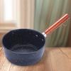 Non-Stick Sauce Pan Cooking Pot with Pour Spout Milk Saucepan 14cm Stick Proof Sauce Pan for Induction Cooker Gas Stove