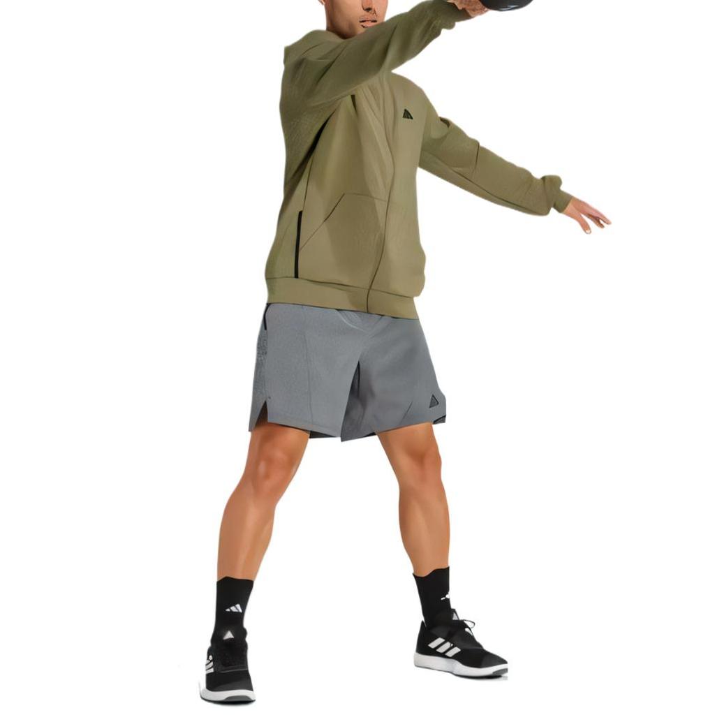 Adidas AEROREADY Casual Shorts Men's Dark Gray JE5679
