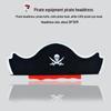 Pirate Captain Costume Set: Halloween Props, Toys & Cosplay Gear with Eye Patch, Hat, Gun, Sword & Hook for Kids and Adults