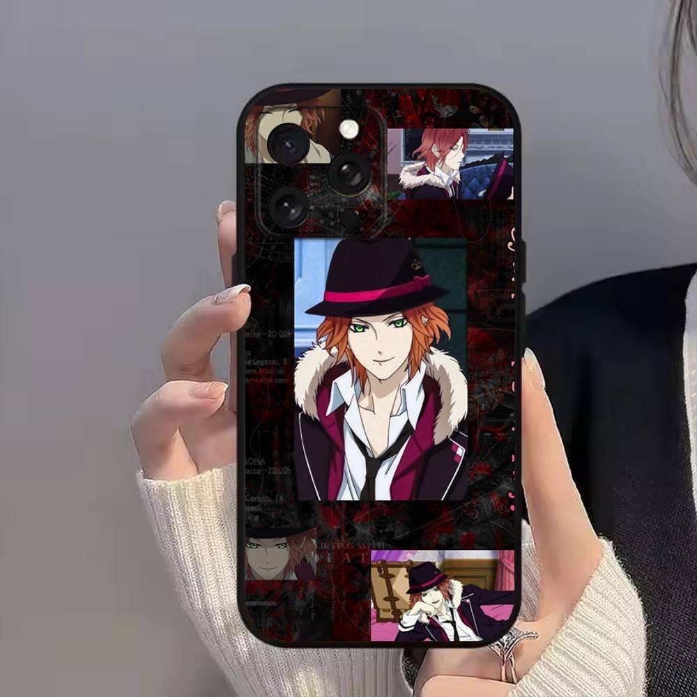 D-Diabolik Anime Lovers Phone Case For iPhone 12,13,14,11,12,17,16,15,Plus,Pro Max,XS,X,XR,SE,Mini,Soft Silicone Black Cover