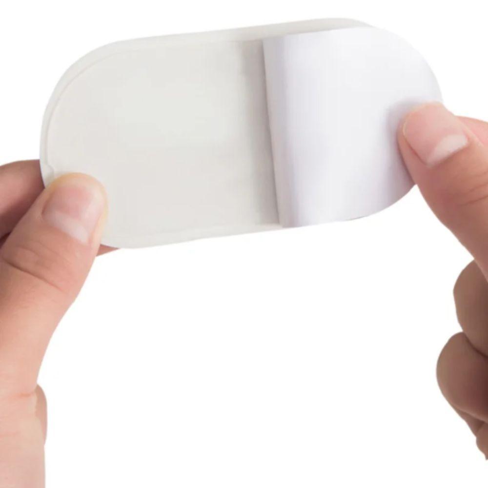 Removable Door Stopper Doughnut Shape Silicone Material Door Stop Stoppers Suction Design Adhesive Base Wind Resistance Mat