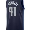 Nike NBA Jersey Dirk Nowitzki Basketball Vest Mavericks 41 limited Blue Men's 877202-420