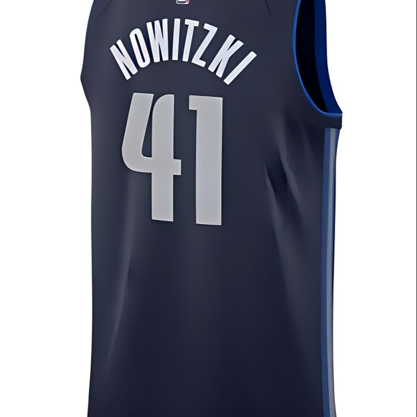Nike NBA Jersey Dirk Nowitzki Basketball Vest Mavericks 41 limited Blue Men's 877202-420