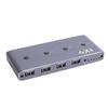 HD USB2.0 KVM Switch 4K 60Hz HD Multimedia Interface Switcher for 4 Computers Share One 4K 60Hz Monitor 4 USB Devices