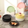 10ER-PACK 6,1 Zoll Weizenstroh-Teller, Unzerbrechliche Kunststoff-Essteller, Wiederverwendbare Leichte Kleine Teller für Dessert und Snacks