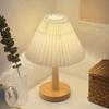 Modern Bedside Night Light Art Atmosphere LED Desk Lamp Nordic Pleated Table Lamp  Coffee Shop