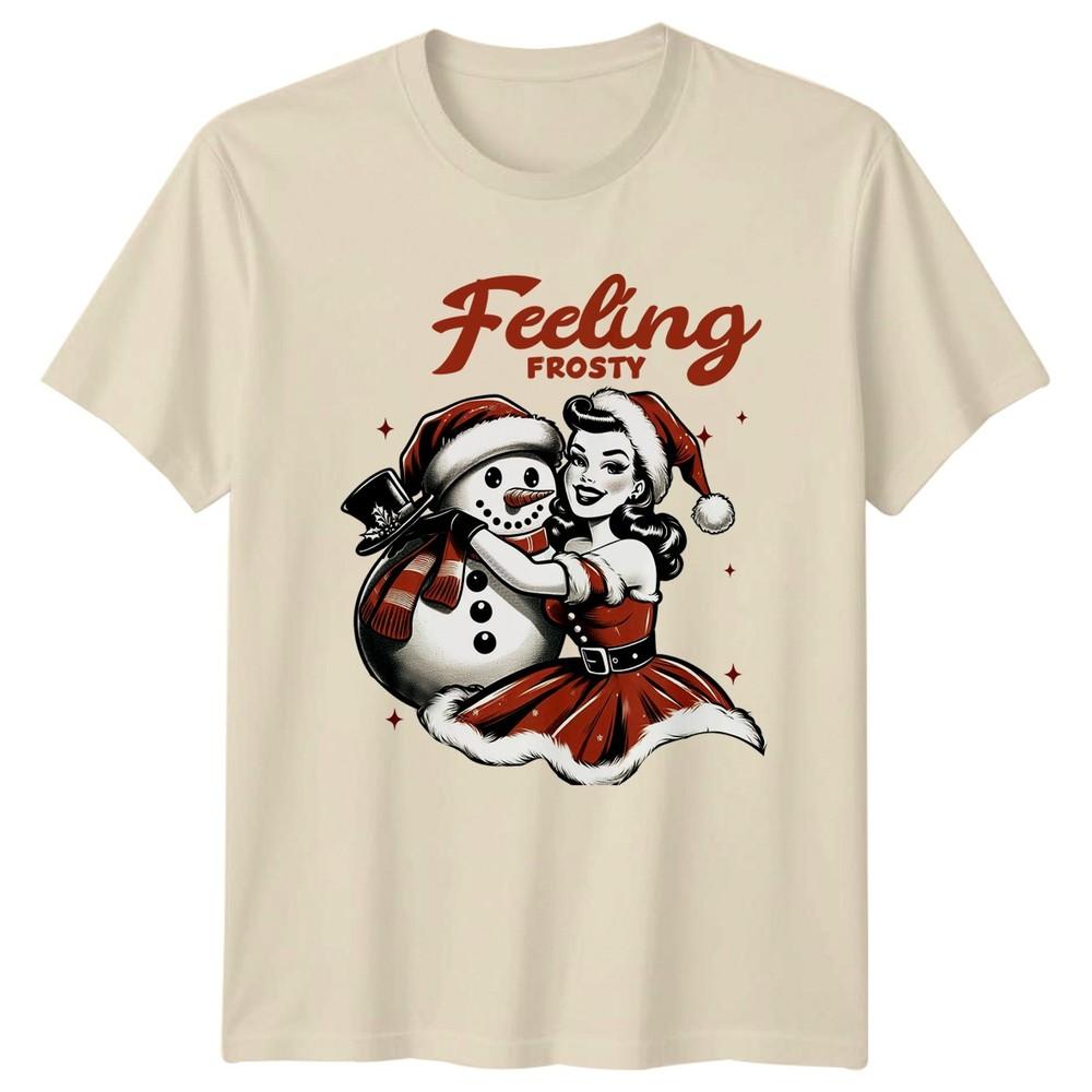 Feeling Frosty Christmas Holidays Unisexs TShirt Unisexs Graphic Tee