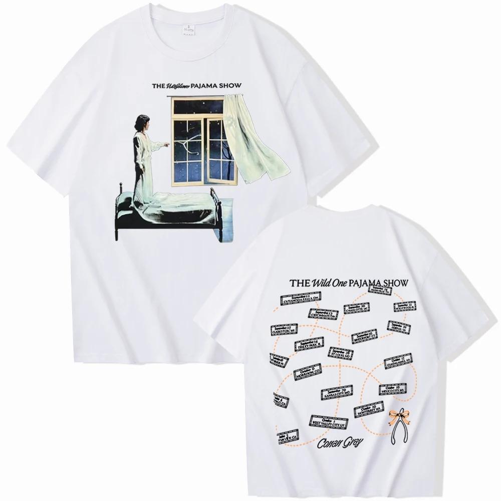2026 Conan Gray Wishbone World Tour T-shirt Man Woman Harajuku Short Sleeve O-neck Casual Shirt Gift