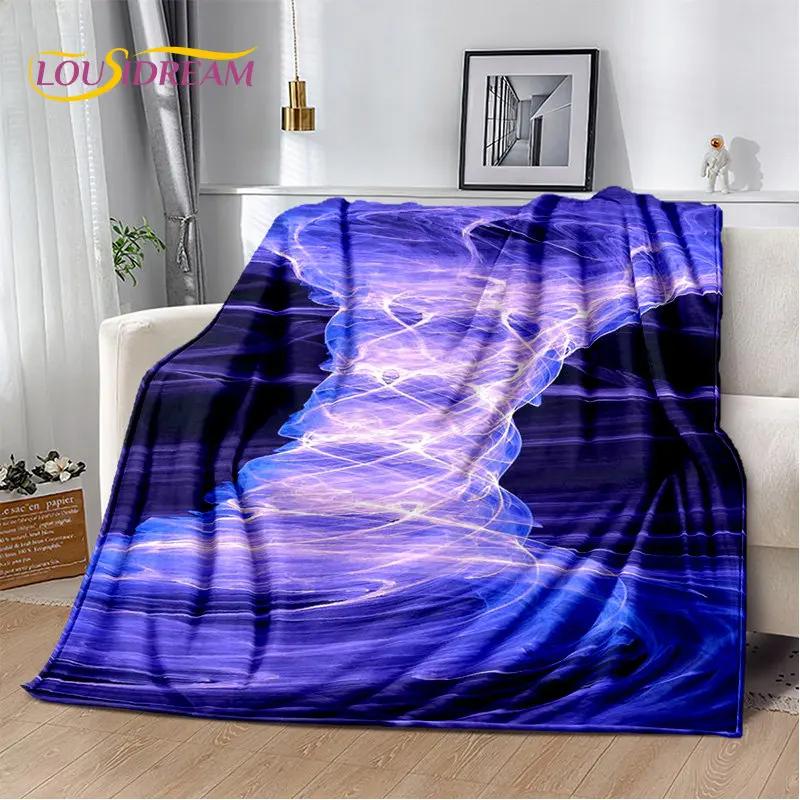 3D Natural ,Tornado, Cloud Soft Plush Blanket,Flannel Blanket Throw Blanket for Living Room Bedroom Bed Sofa Picnic Kids Office