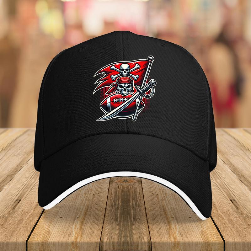 Woven fabricTampa Bay Pirates Baseball Cap Lightweight Breathable Unisex Sport Hat with Skull Swords Graphic