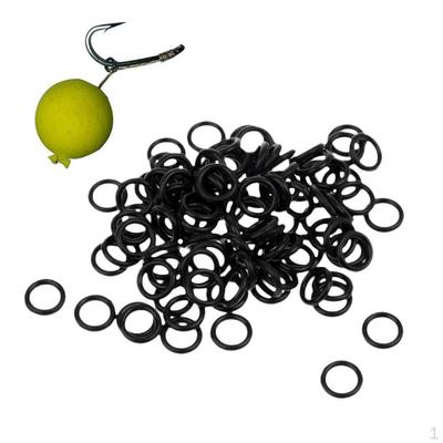 100 piezas/lote Anillas redondas para aparejos de pesca de carpa Terminal Tackle O