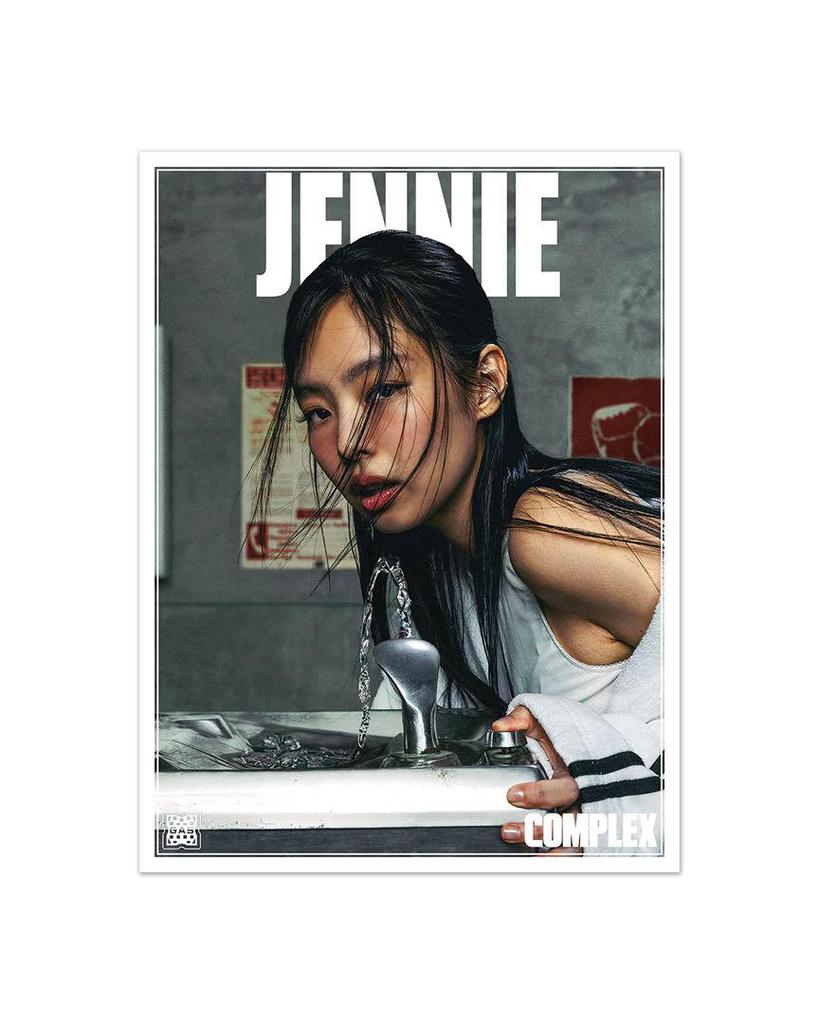 [USED] COMPLEX Exclusive JENNIE Poster Ruby BLACKPINK Trading Card