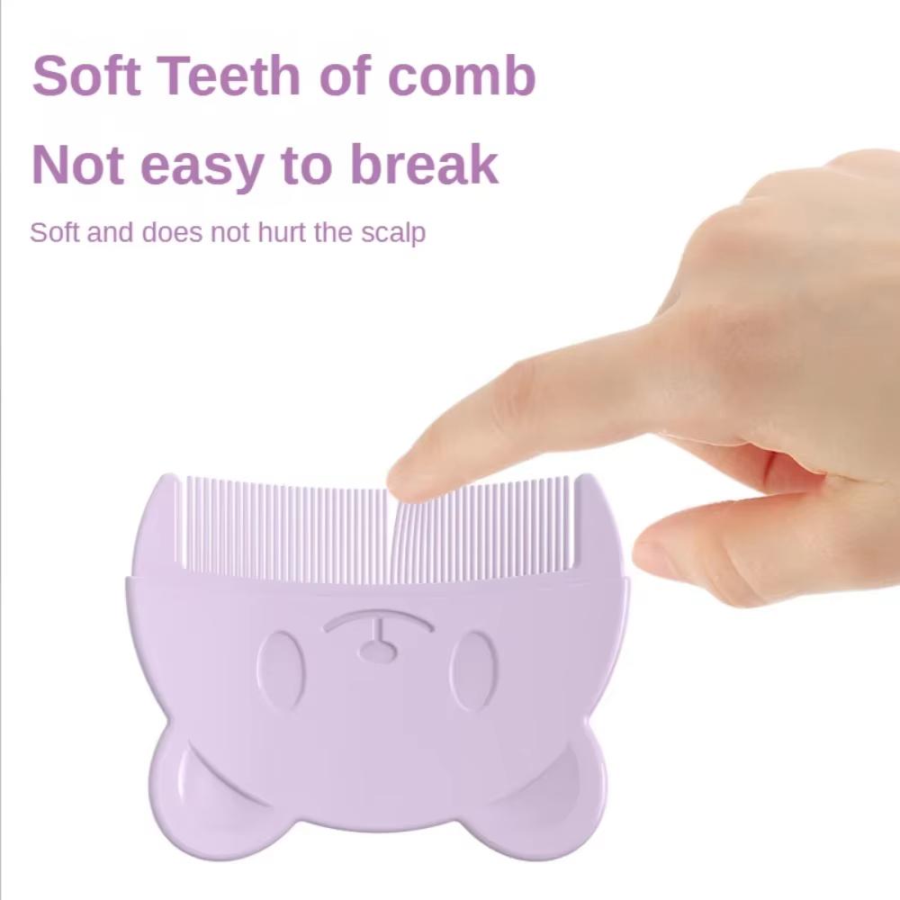 Baby Hair Brush Infant Fetal Head Fat Cleaning Brush Newborn Soft Hair Comb Head Massager for Bathing Comb Baby Care Accessories