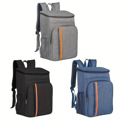 1 geantă izolată cu umăr dublu, geantă frigorifică portabilă pentru camping în aer liber, geantă frigorifică rezistentă la scurgeri, rucsac izolat impermeabil, rucsac frigorific pentru plajă