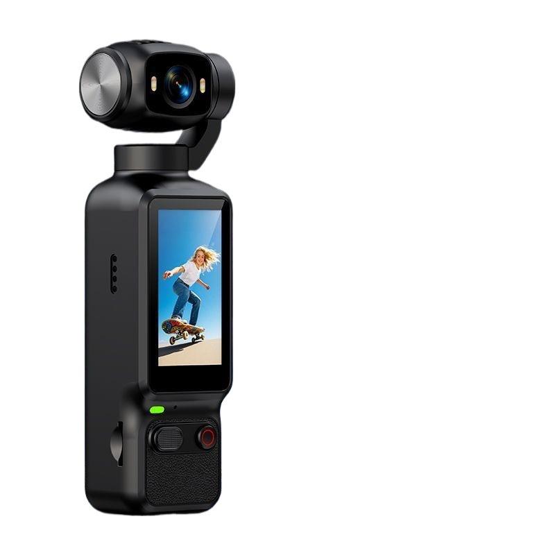 Pocket HD Gimbal Camera: 90° Rotating, Anti-Shake, Outdoor, Handheld for Cycling & Vlogs