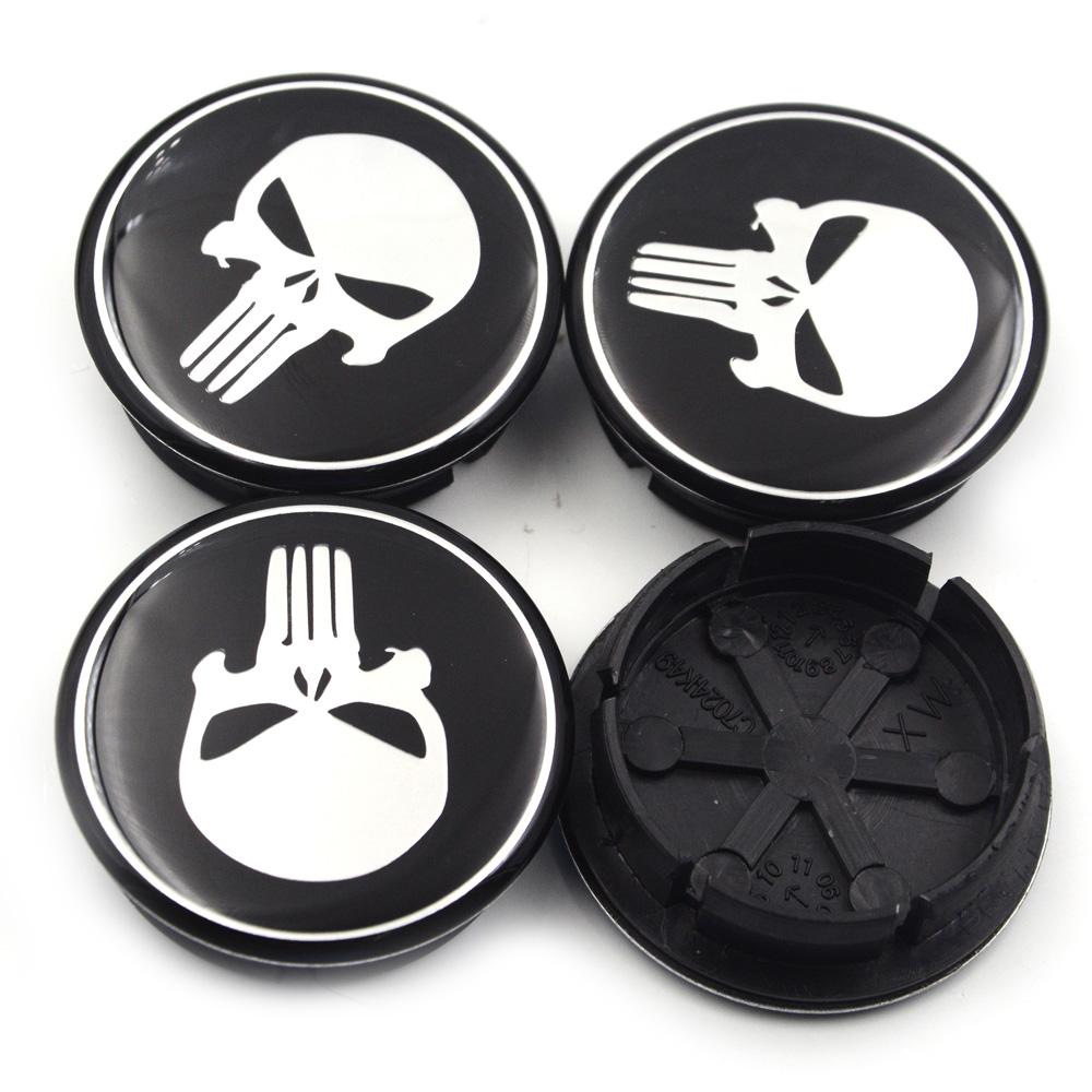 4pcs/lot 50mm (44mm) For 500 Abarth Wheel Hub Center Caps for Fiat Abarth Marea Multipla Punto Scorpion Logo