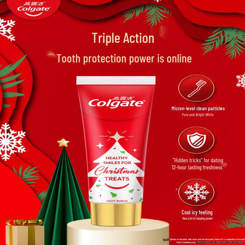 Colgate Weihnachts-Glitzer Erfrischende Zahnpasta