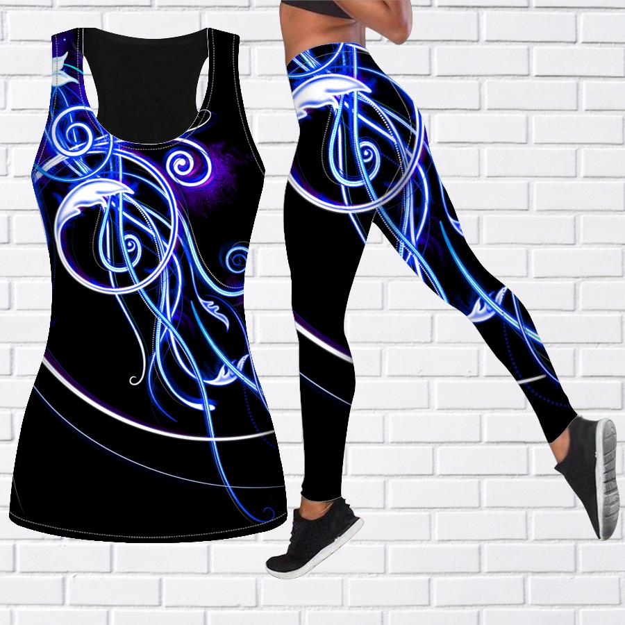 

Хрустальная кривая принт Йога Наряд для женщин Мода Тренировка Леггинсы Фитнес Спорт Повседневные Штаны для йоги