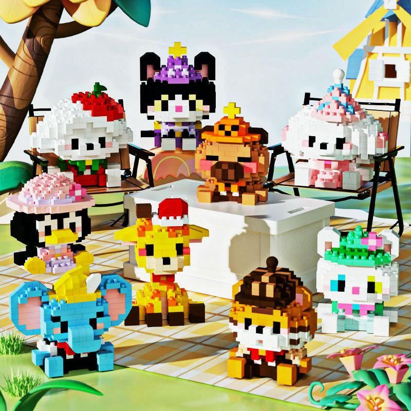 Penguin Top Hat Party Toy - Compatible Building Blocks for Small Animals