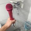 Aluminum Alloy Microphone-shaped Shower Head High-pressure Shower Sprayer New Showerhead  Bathroom