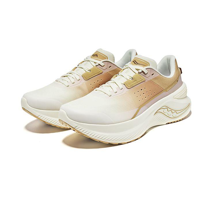 Saucony Shift Flow Daily Versatile Commuting Mesh Cushioning Non-Slip Wear-Resistant Low-Top Running Shoes Unisex sneaker White S28223-2