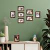 Wtrgas Photo Large Wood Wall Set of 89x127mm Frame, Size, Grain, Mount, Tabletop, Brown, 12,