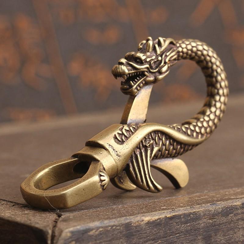 

Living room Dragon figurine Miniature Keychain Ornament Indoor Household