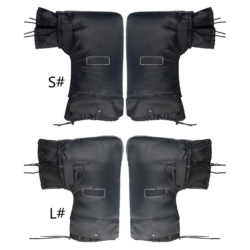 Motorcycle Bike Handlbe Bar Muffs Waterproof Winter Gloves Warm and Dry Hands