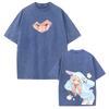 My Dress-Up Darling Anime T-shirt Marin Cute Cartoon Washed Y2k T Shirt Men Women Clothing Summer Short Sleeve Cotton Tee Tops
