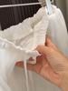 Korean Style Layered Lace Midi Skirt with Elastic Waist - Spring Fluffy Gauze Skirt for Women