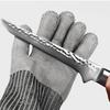 Chainmail Gloves Kitchen Gloves For Cutting Stainless Steel Wire Safety Cutting Accessories Safety Work Gloves For Meat Cutting
