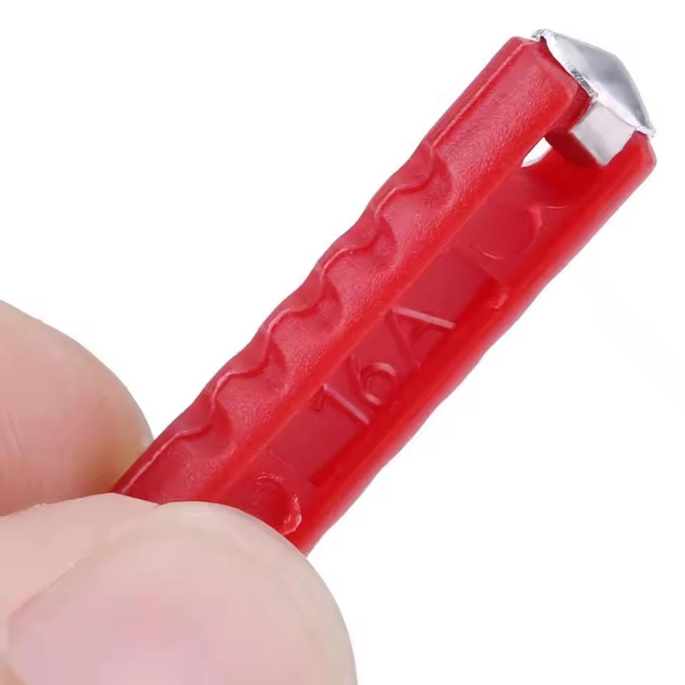 100/200 Pcs Continental Car Fuses Set European Bar Torpedo Fuse Automotive Circuits For Vintage Classic Cars 5/8/10/16/25 AMP Fuse Holders1